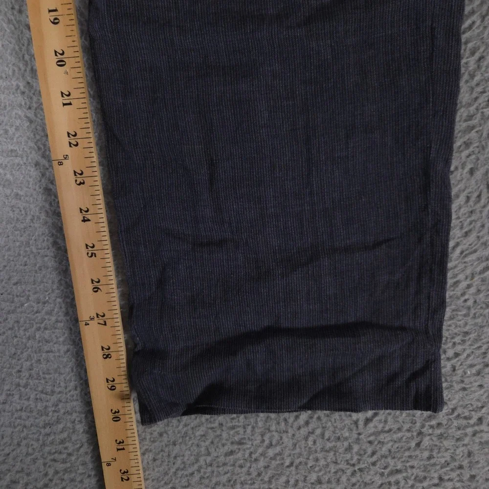 Banana Republic Pants Mens 32x32 Navy Modern Fit 100% Linen Straight Leg Striped